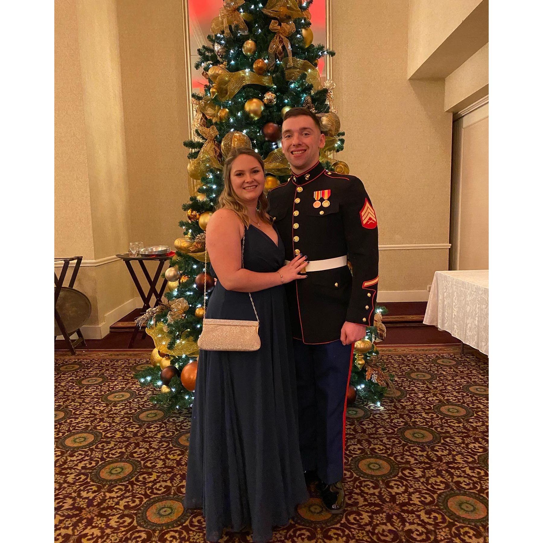 First Marine Corps Ball as a couple