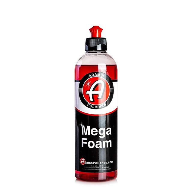 Adam’s Mega Foam 16oz - pH Best Car Wash Soap For Foam Cannon, Pressure Washer or Foam Gun | Concentrated Car Detailing & Cleaning Detergent Soap | Won't Strip Car Wax or Ceramic Coating