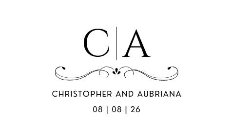 The Wedding Website of Christopher Bellanger and Aubriana Bellanger