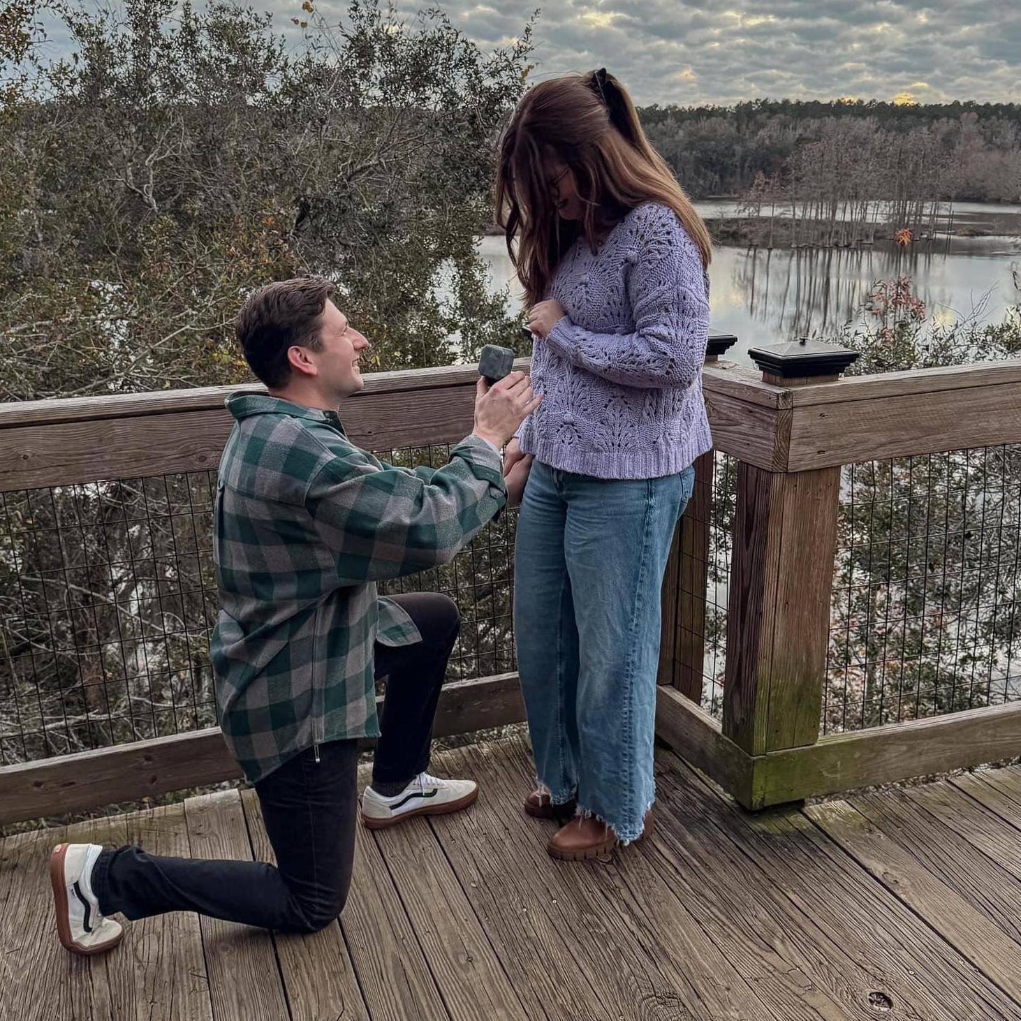 Our proposal at the greenway, where we've gone on many dates over the years
