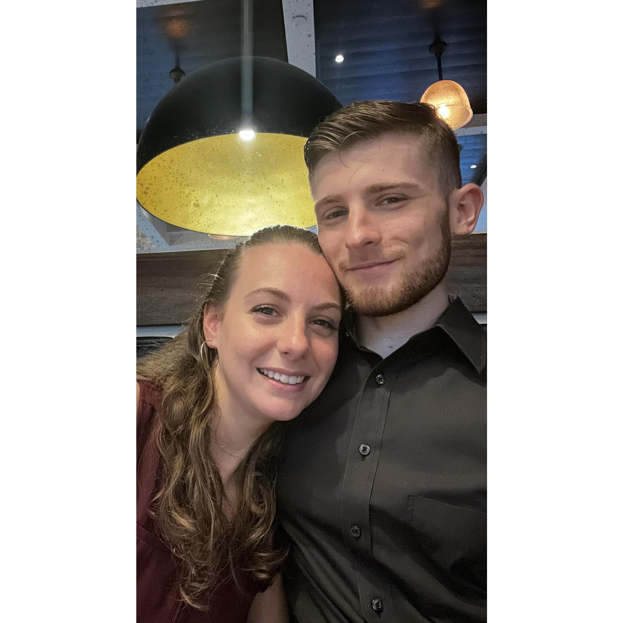 6 month anniversary dinner