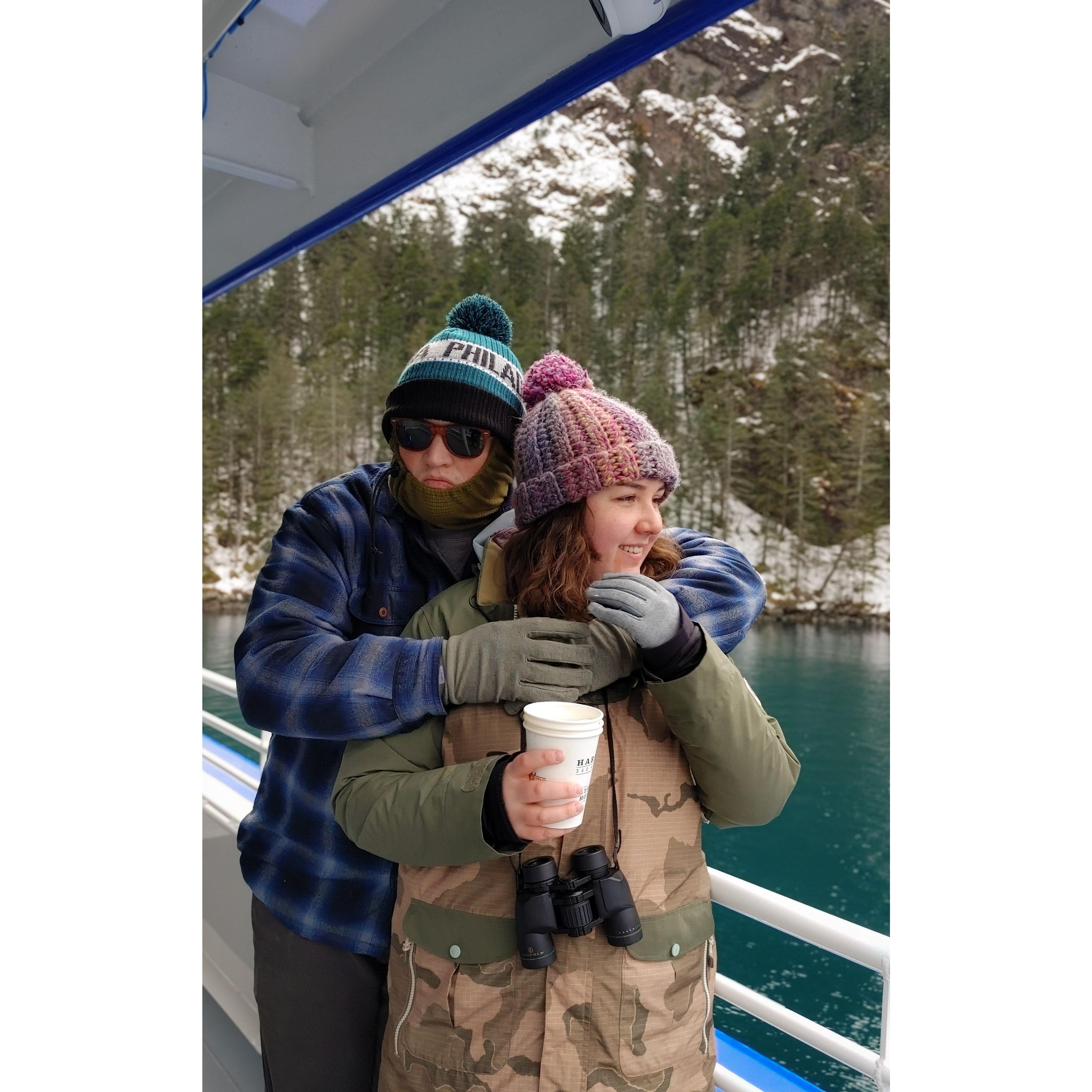 On a wildlife viewing cruise into Kenai Fjords National Park out of Seward, Alaska