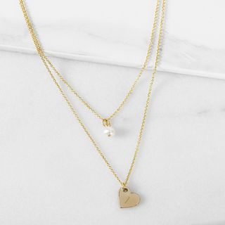 Personalized Double Chain Necklace
