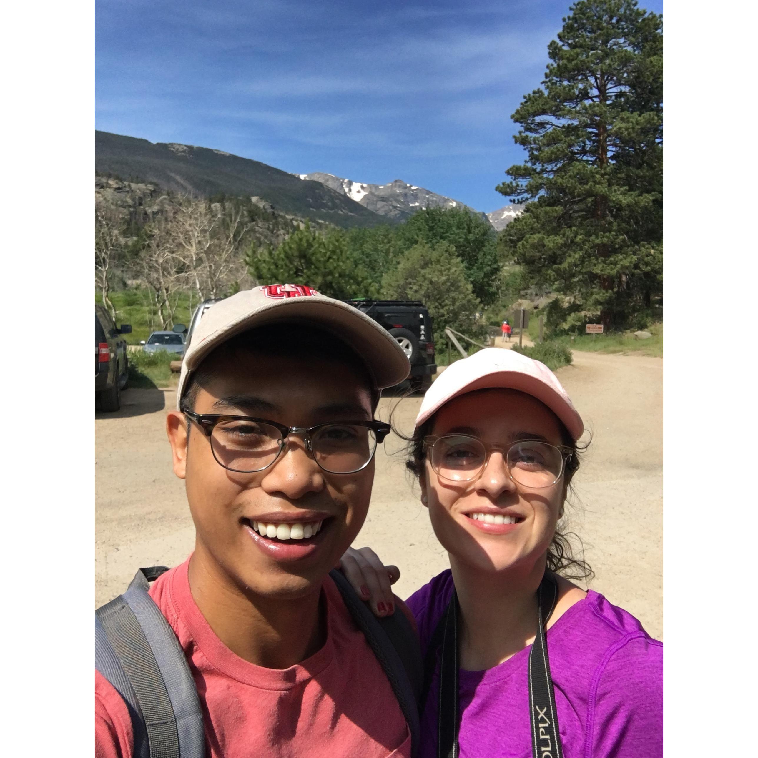Our first visit to Colorado, in Estes Park!