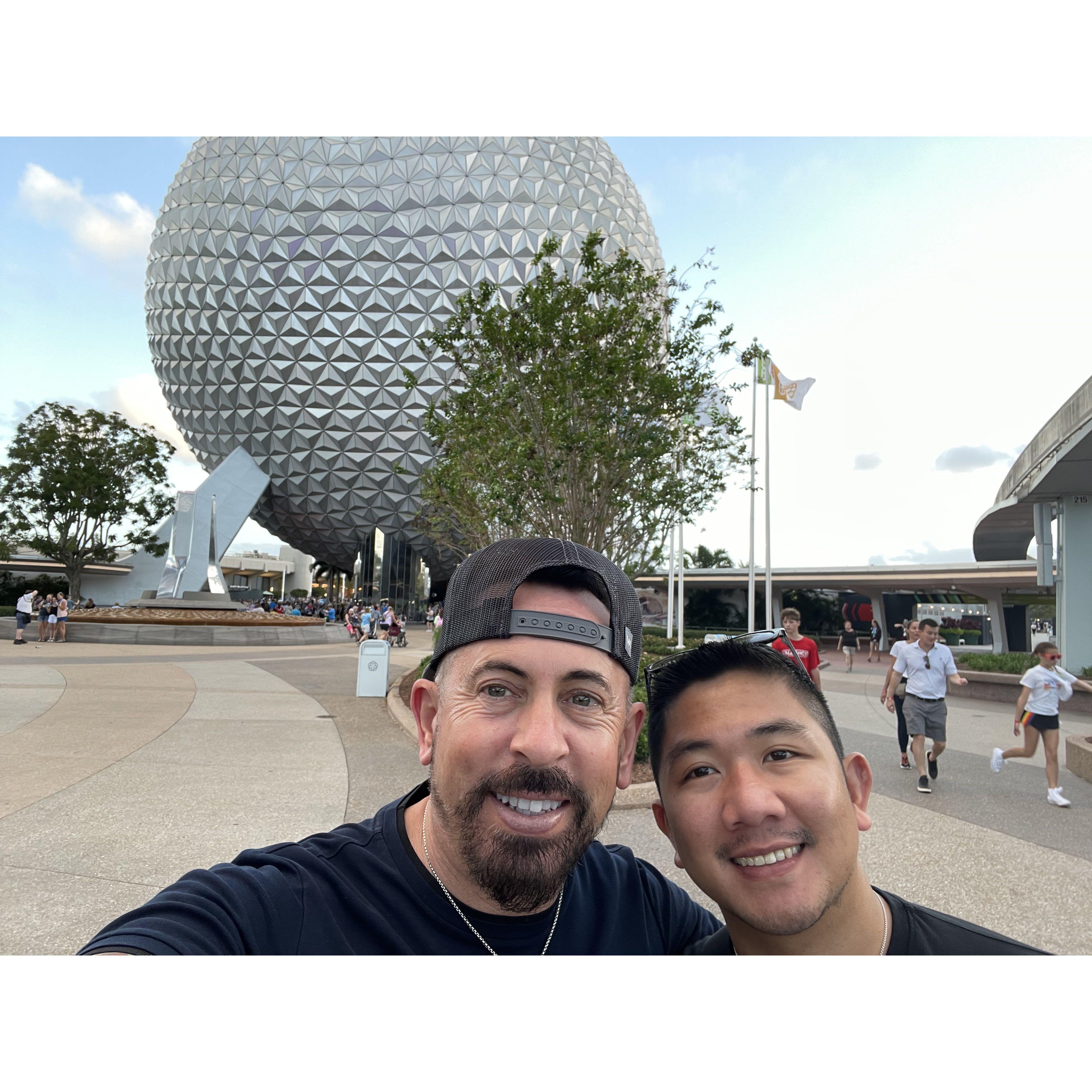 At Epcot in 2019