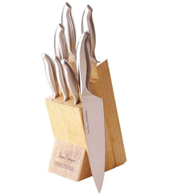 Jean-Patrique 7 Piece Knife Set with Wooden Block