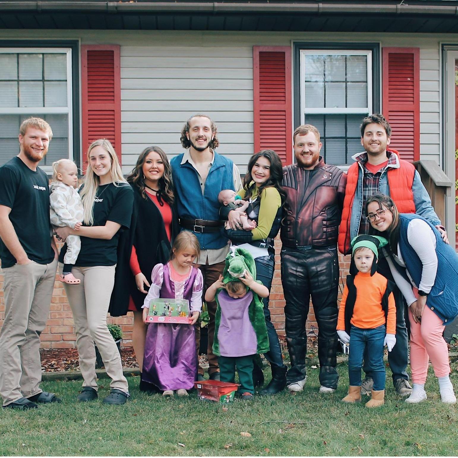 We hosted a Halloween party in our first home together