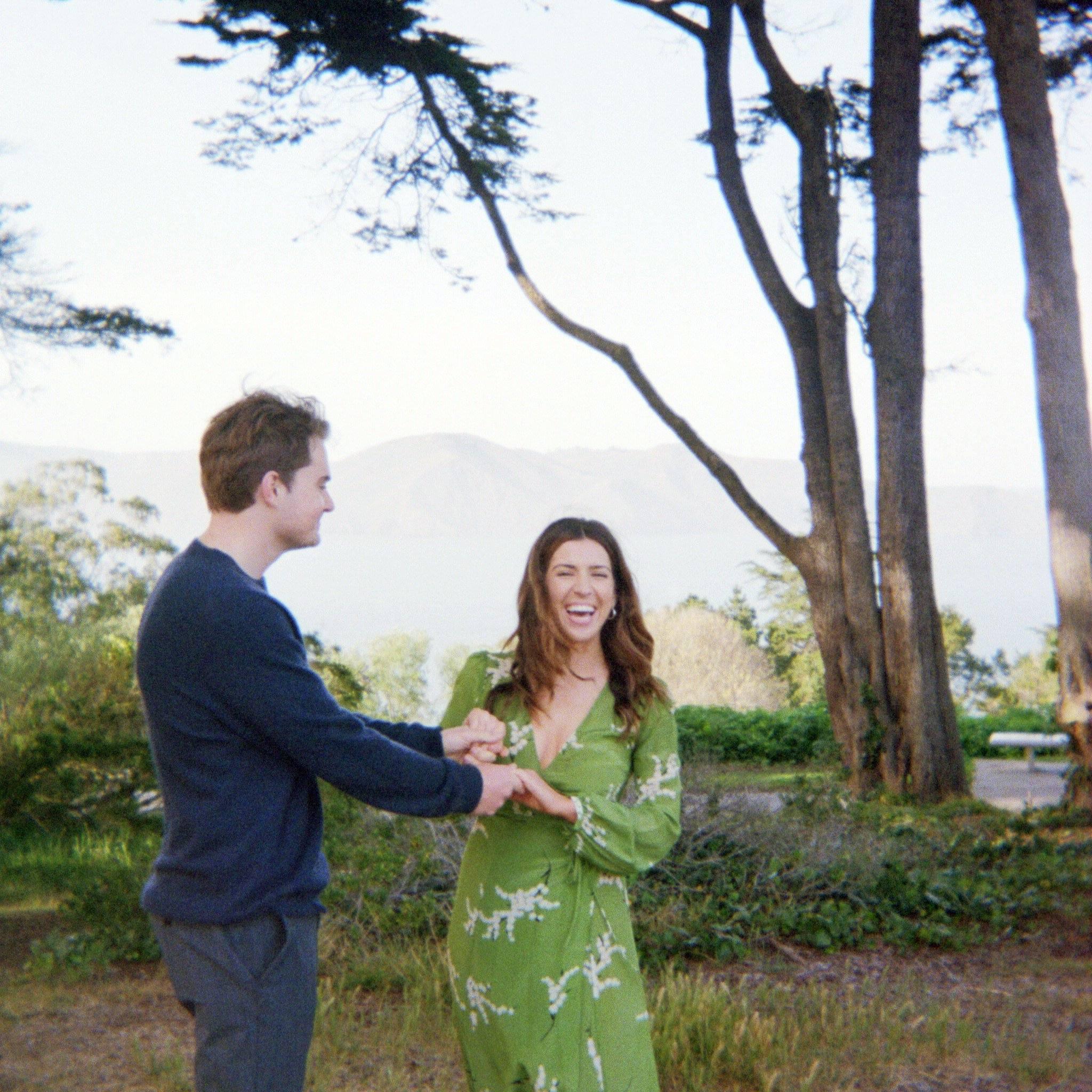 Our engagement photos (taken by Jen Rupey April 2nd, 2022)