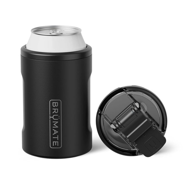 BrüMate Hopsulator Duo 2-in-1 Can Cooler Insulated for Cans + 100% Leak Proof Tumbler with Lid | Can Insulated for Hard Seltzer, Beer, Soda and Energy Drinks