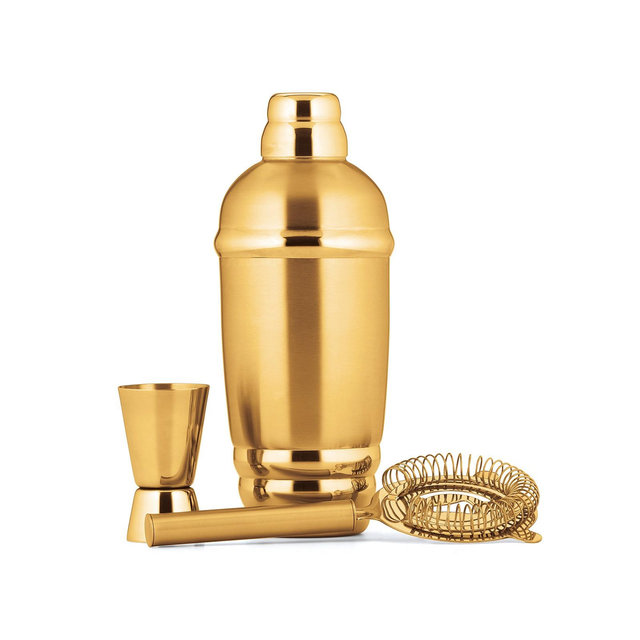 Lenox Tuscany Classics Gold-Tone Cocktail Shaker Set