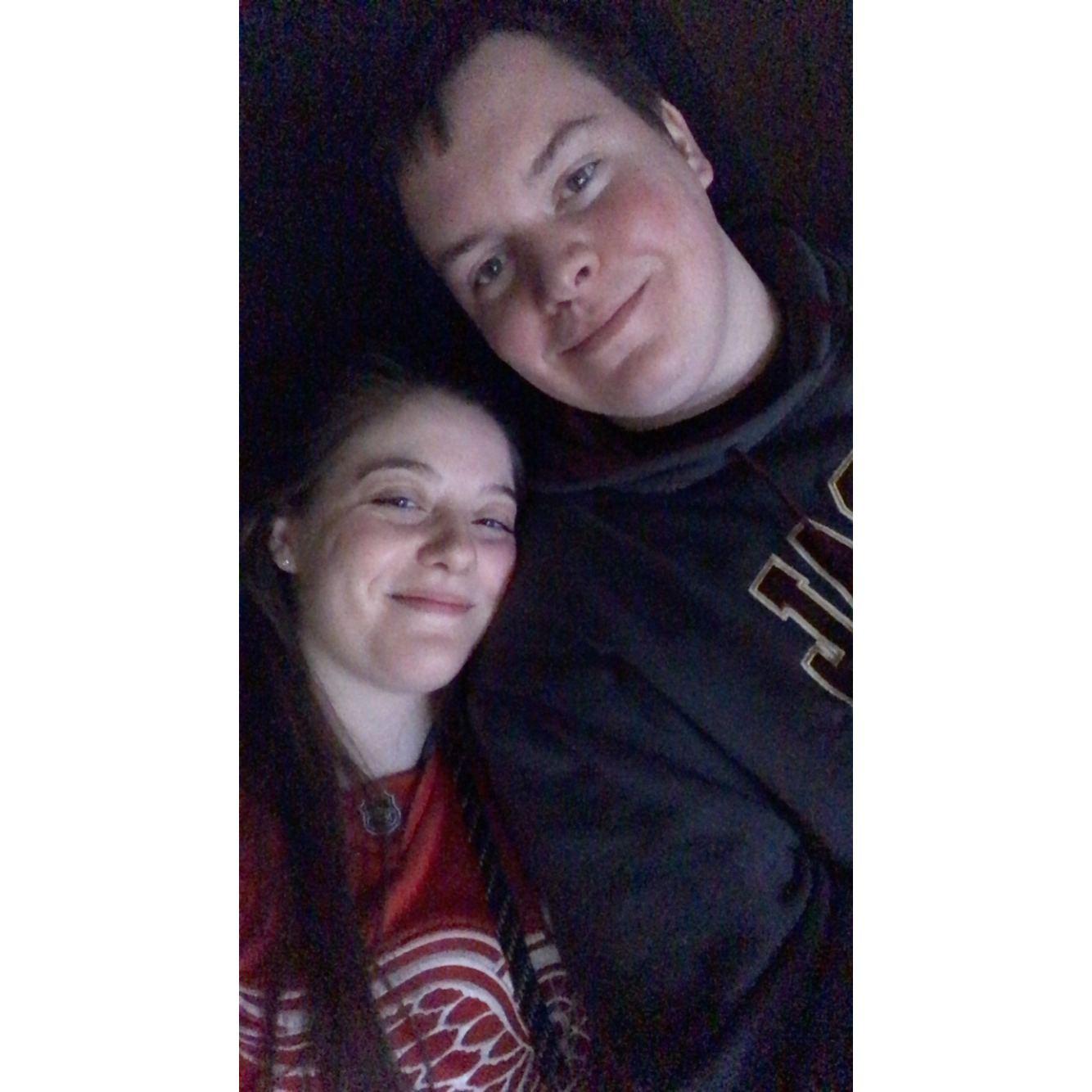 Our first Red Wings game together!