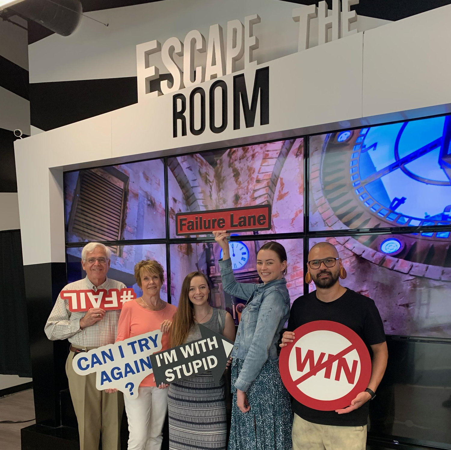 2022 - Escape Room for Father's Day (we did not escape...)