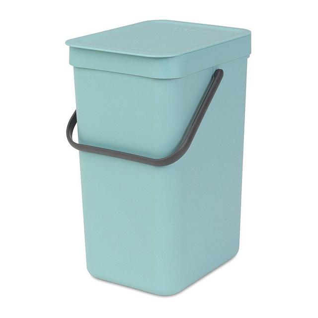 Brabantia Sort & Go Waste Bin, 12L/3.2 Gal. , 12 L, Mint