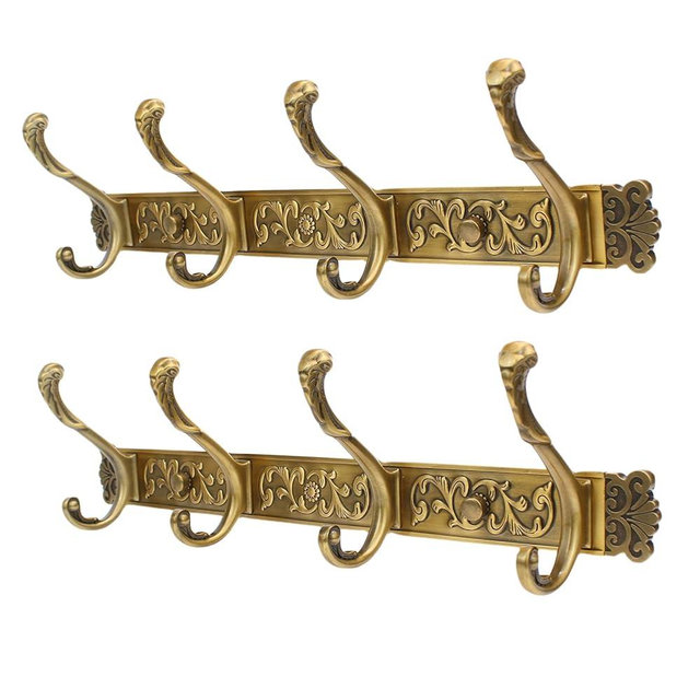 QULYEA Coat Rack Wall Mount,Vintage Wall Hooks Coat Hooks Antique Towel Racks for Bathroom Entryway Bedroom Bathroom Clothes Heavy Duty,
