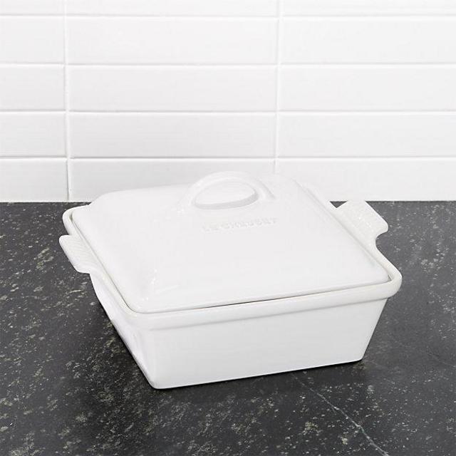 Le Creuset - Le Creuset ® Heritage Covered Square White Baker