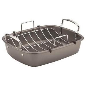 Circulon Innovatum 17" x 13" Nonstick Roaster with Steel Rack