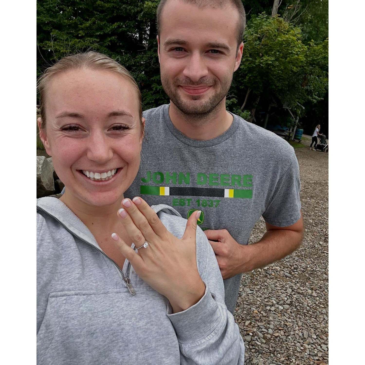 Taken right after we got engaged