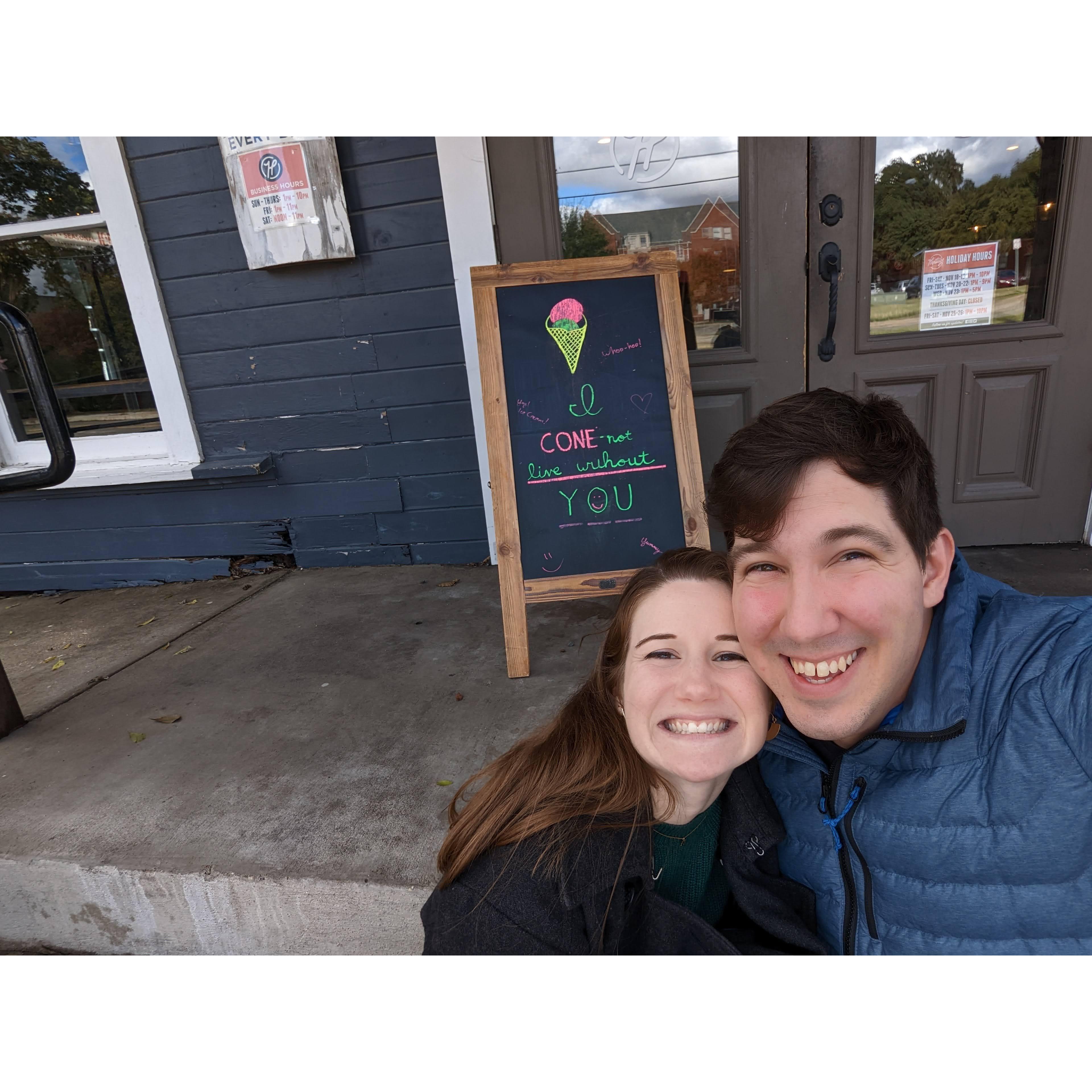 "I cone not live without you" XD