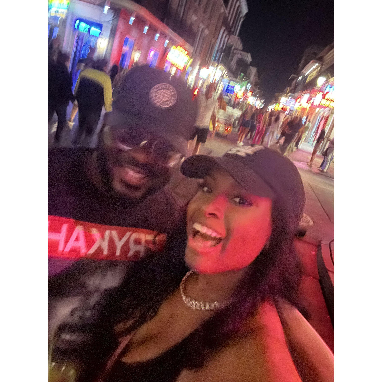 Hand granades on Bourbon Street.