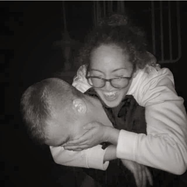This is our first picture together, just a few days after becoming "official".