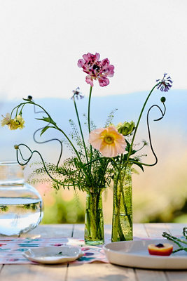 Lime Recycled Glass Vase