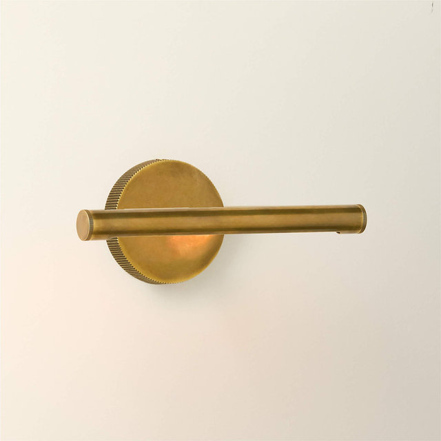Archive Aged Brass 12.25" Wall Mount Picture Light