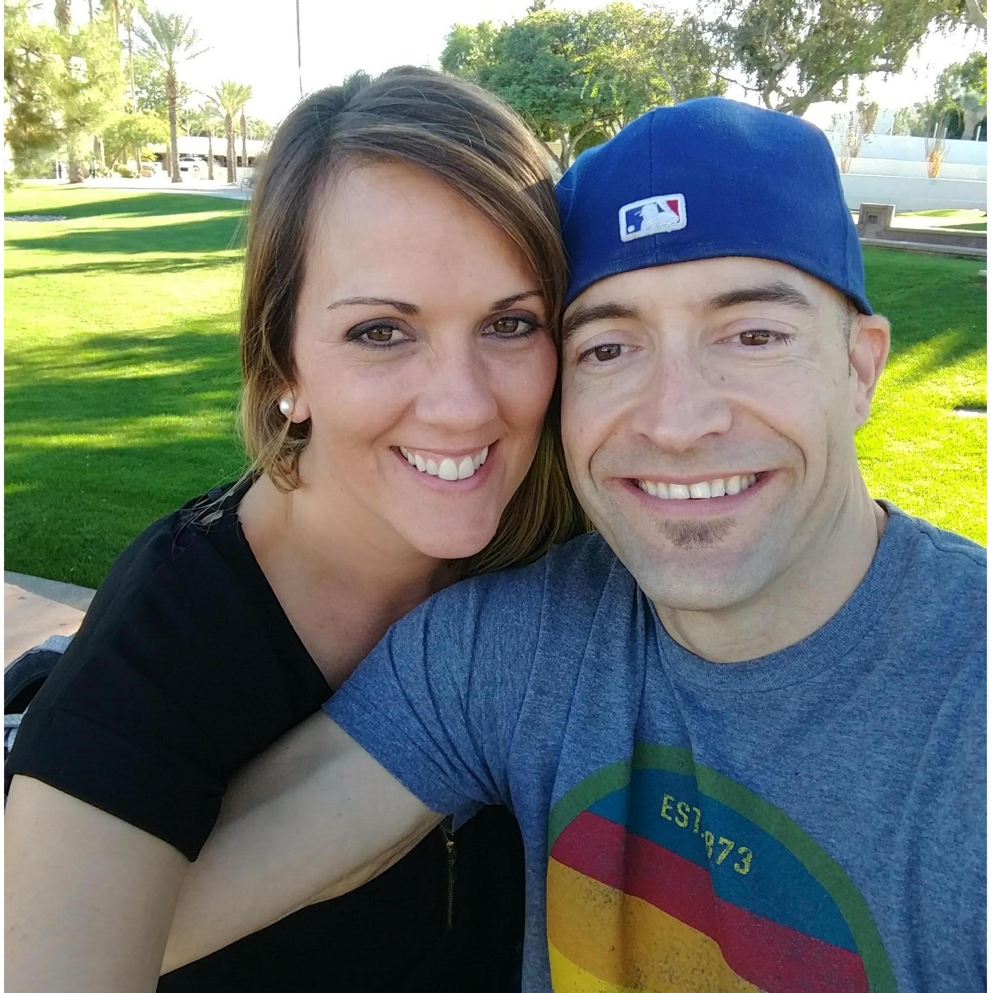 Enjoying one of our regular meet up spots in Scottsdale... the halfway point between Chandler and Glendale