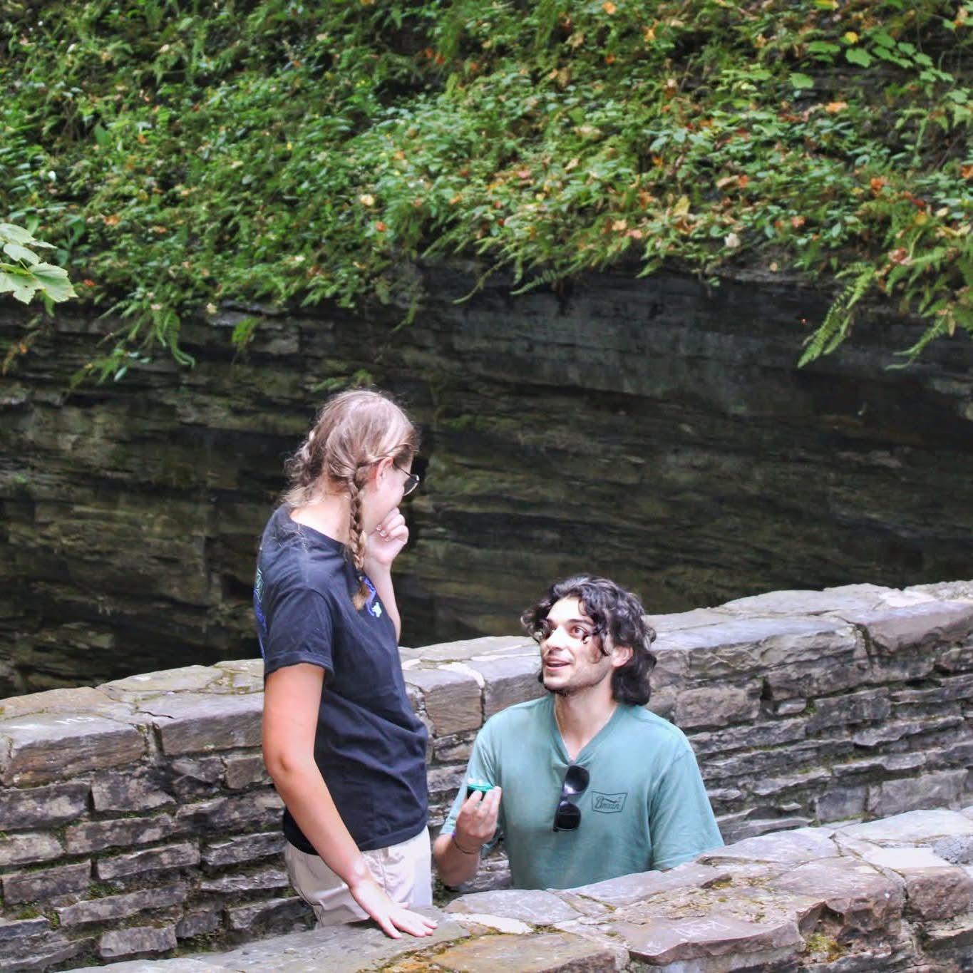 The proposal Watkins Glen State Park September 2024