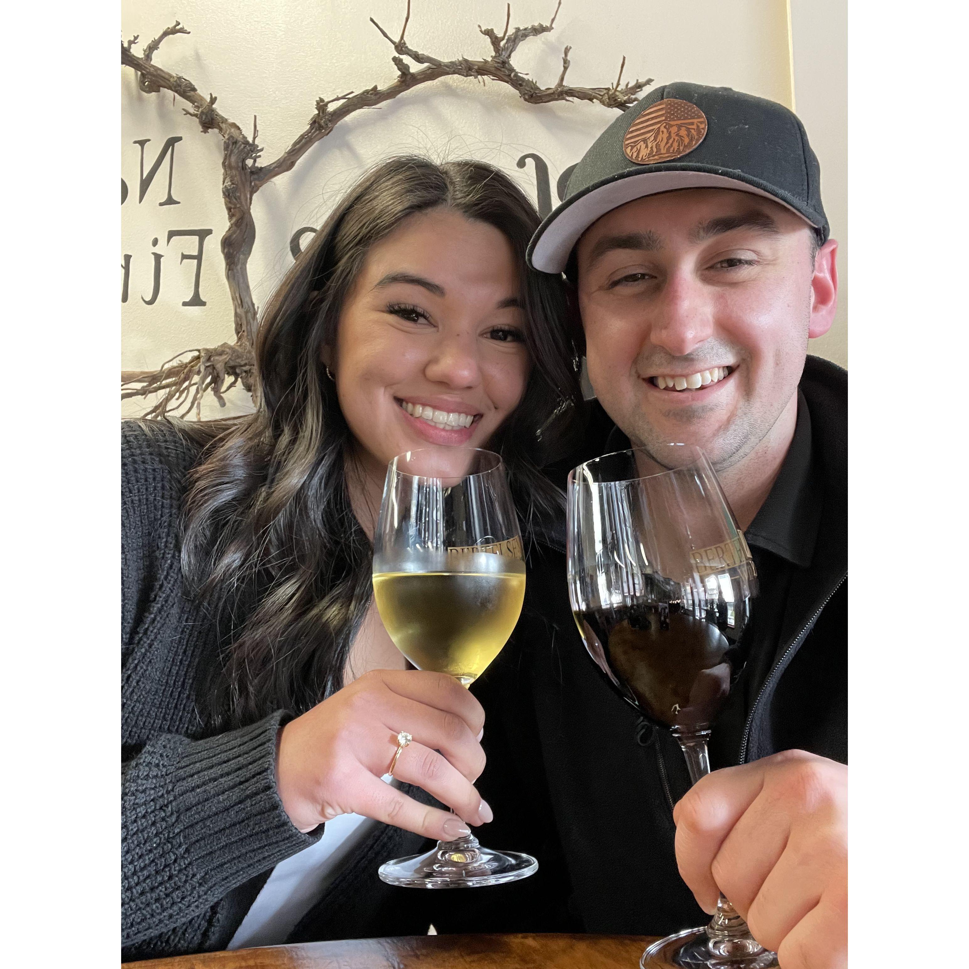 Surprise #3 Stopped at a winery to take it all in