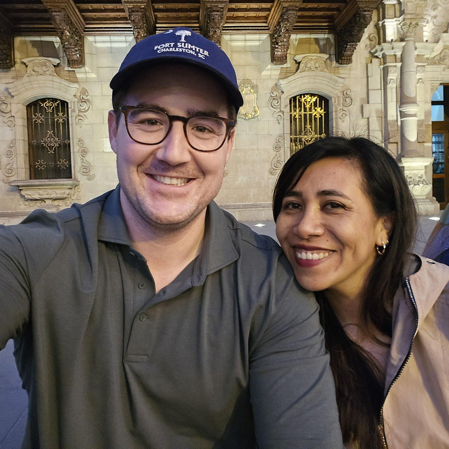 Here at the Plaza de Armas of Lima, Peru