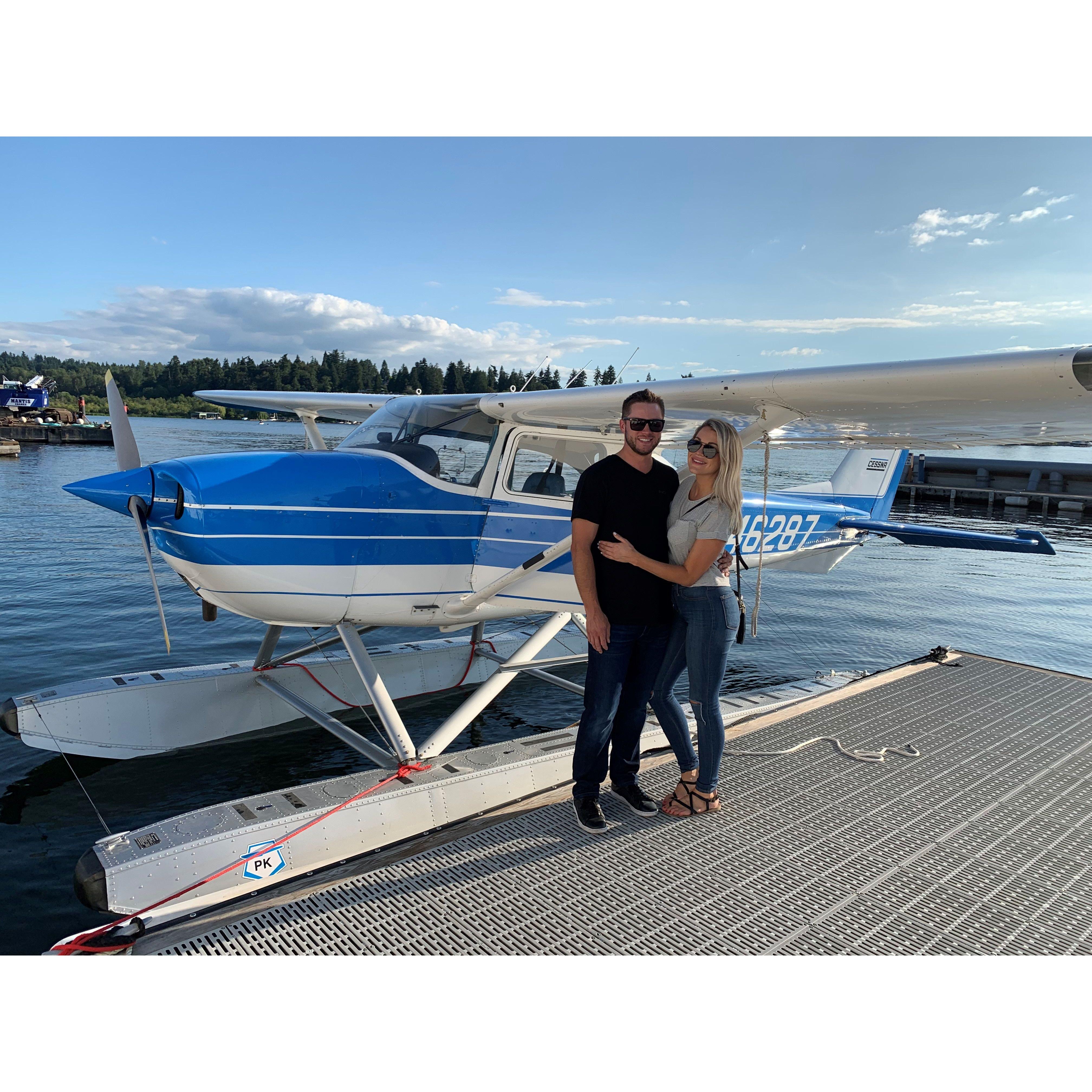 July 2019: Surprise date on a seaplane