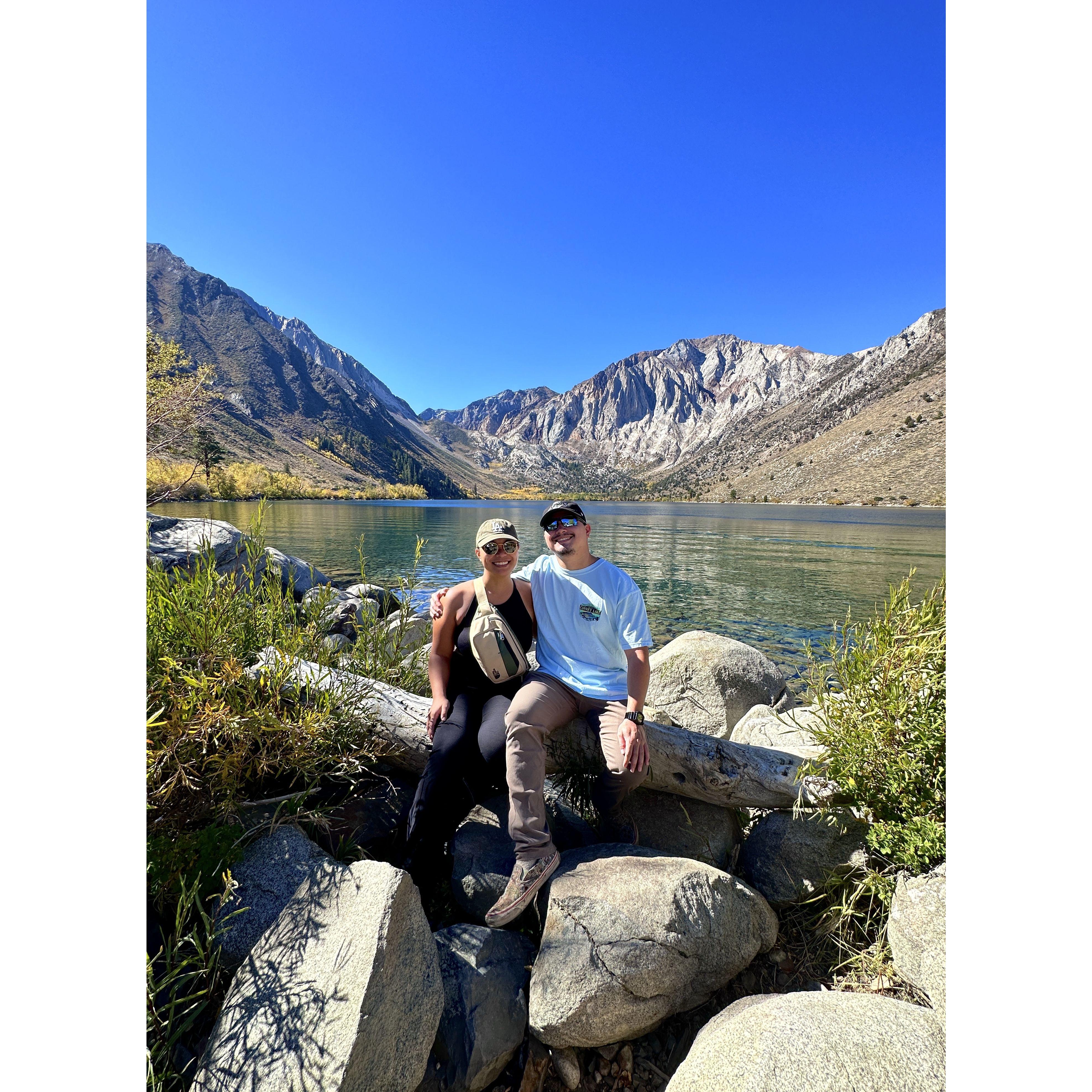 Camping at Convict Lake near Mammoth