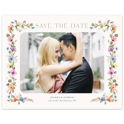 Beige Wedding Digital Save the Date - Liana Photo