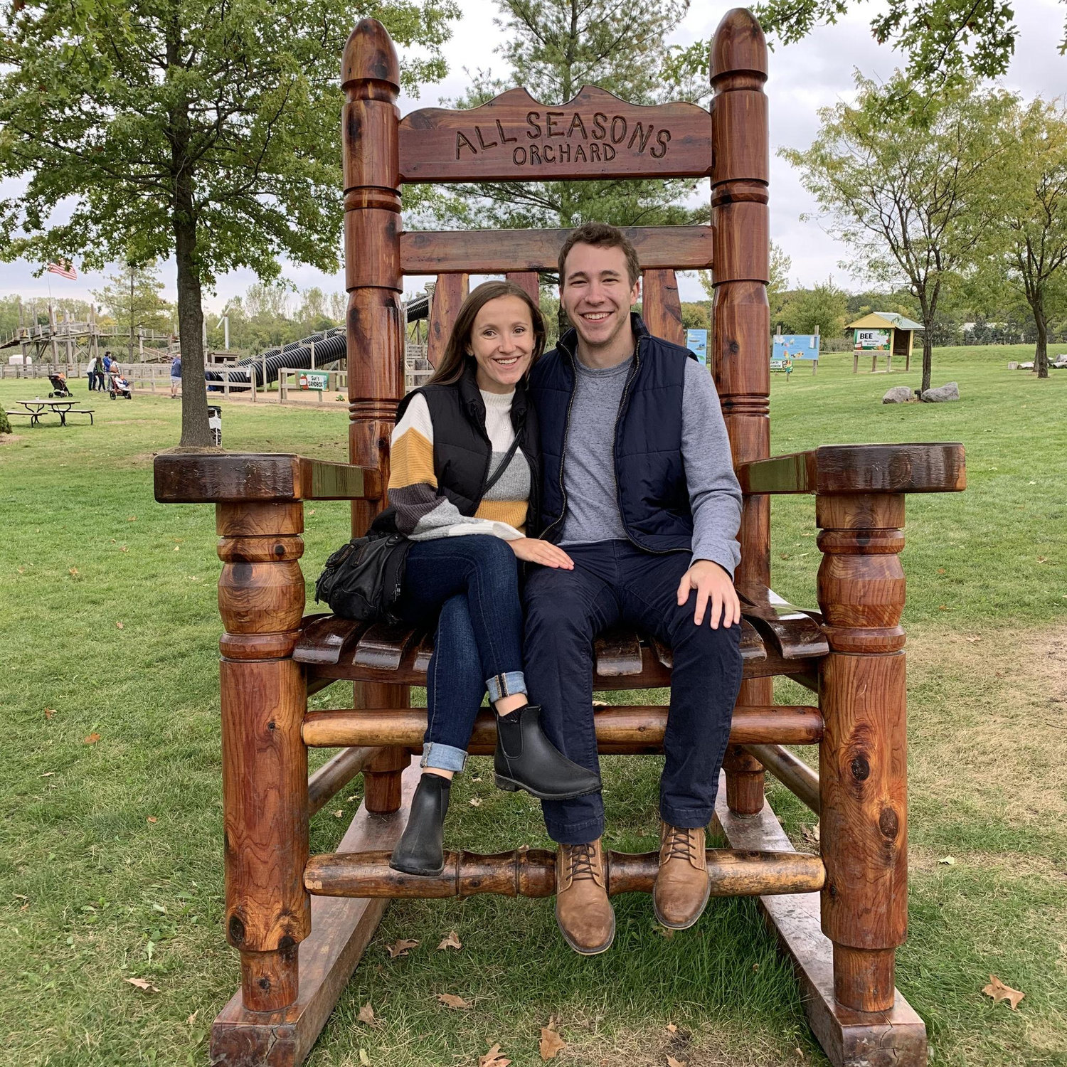 One of our favorite Fall traditions is apple picking. I always love how excited Phoebe is for this annual tradition, which includes petting animals and fresh donuts from the country store -S