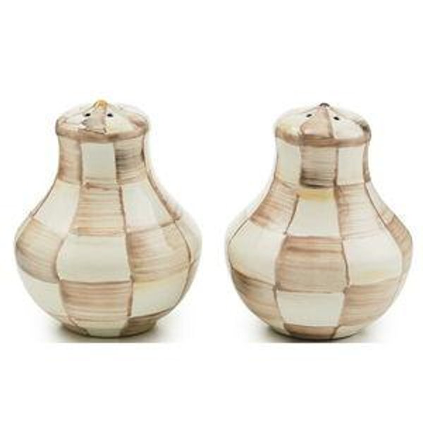 MacKenzie-Childs Check Salt & Pepper Shaker Set