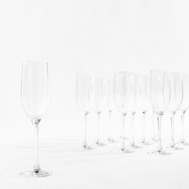 Entertaining Essentials Champagne Flutes, Set of 12