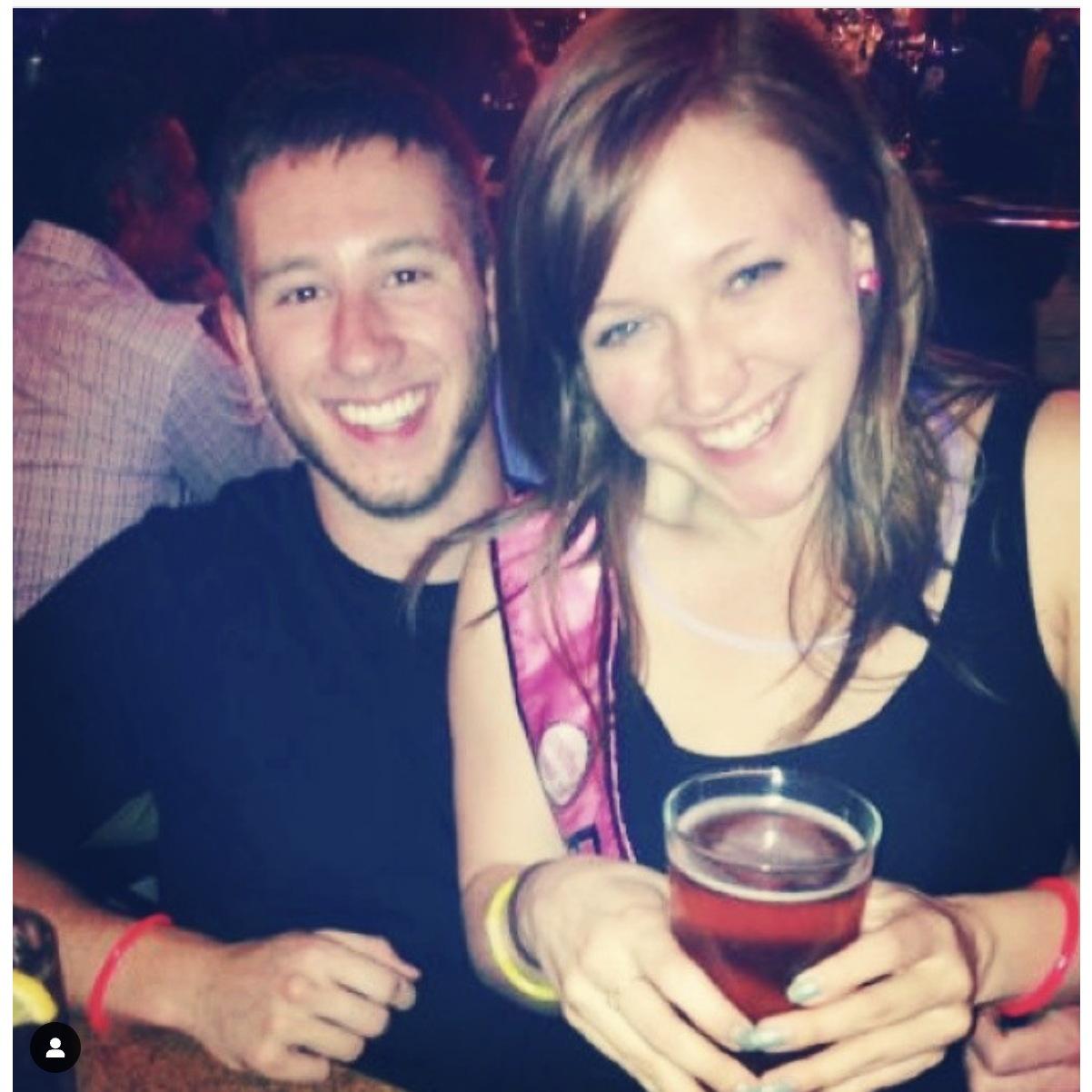 Raquel's 21st... also about 1 hour into being together-together
