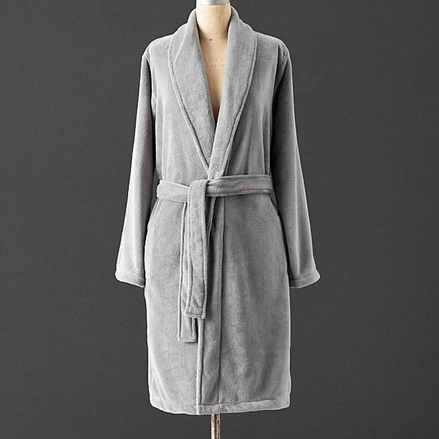 Luxury Plush Spa Robe (large color: indigo)