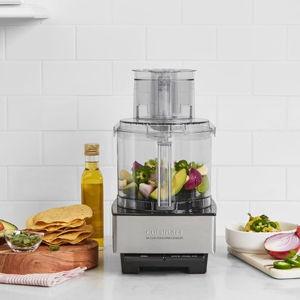 Cuisinart Food Processor, 14-Cup Vegetable Food Chopper for Mincing, Dicing, Shredding, Puree & Kneading Dough, 720-Watt Motor, Stainless Steel, DFP-14BCNY