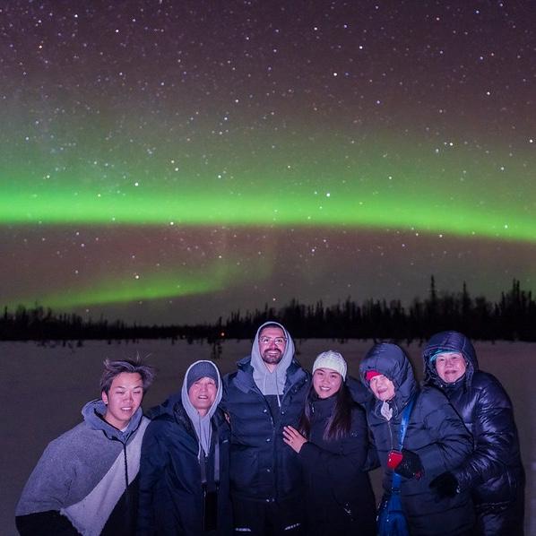 Proposal under the northern lights
