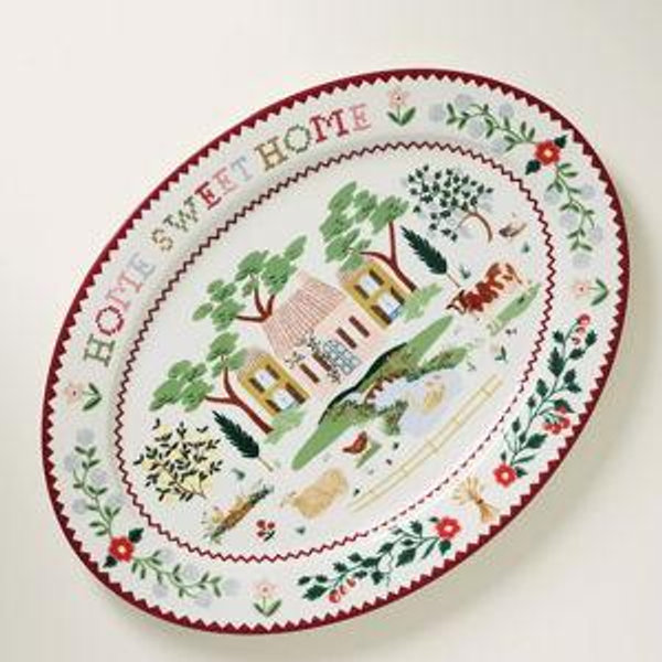 Rifle Paper Co. Home Sweet Home Porcelain Platter