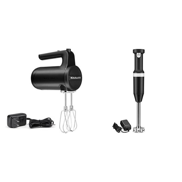 KitchenAid Cordless 7 Speed Hand Mixer - KHMB732 & Cordless Variable Speed Hand Blender - KHBBV53
