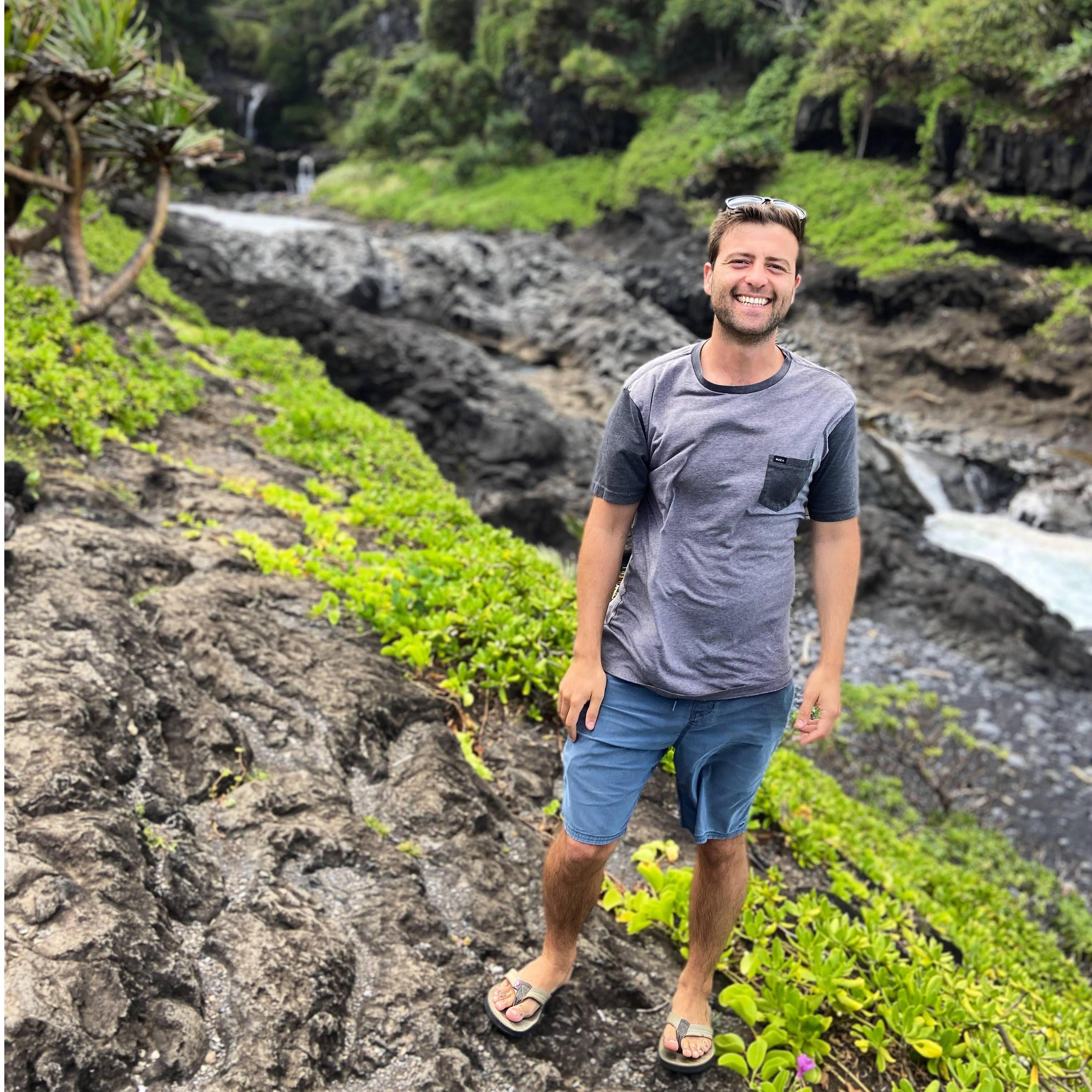 We celebrated Morgan's August birthday on the historic Road to Hana! It felt like a once-in-a-lifetime experience to be there without ANY tourists!