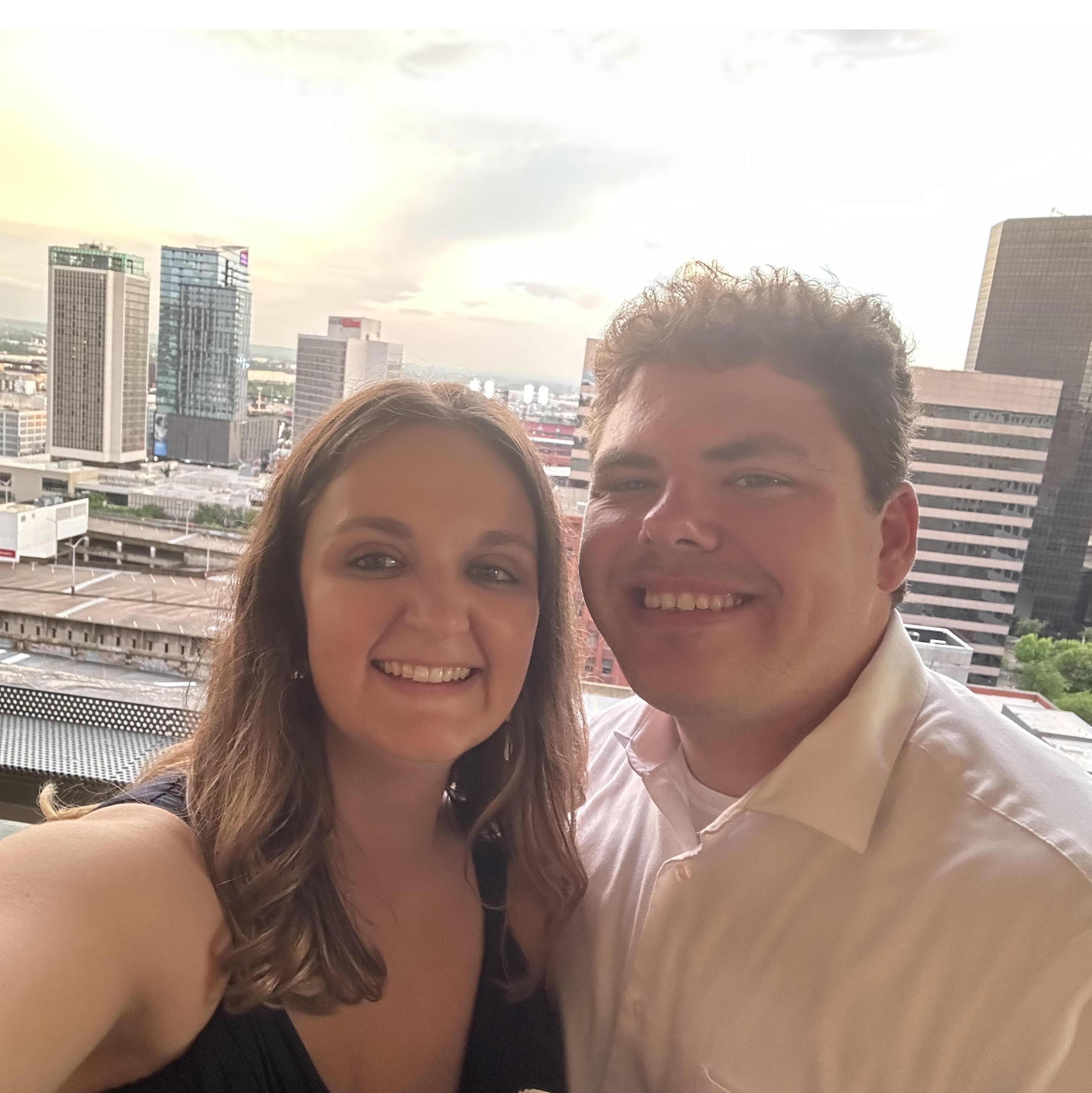 We were witnesses on a close friend's marriage license on this day!
