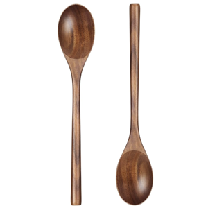 2PCS Wooden Cooking Spoons