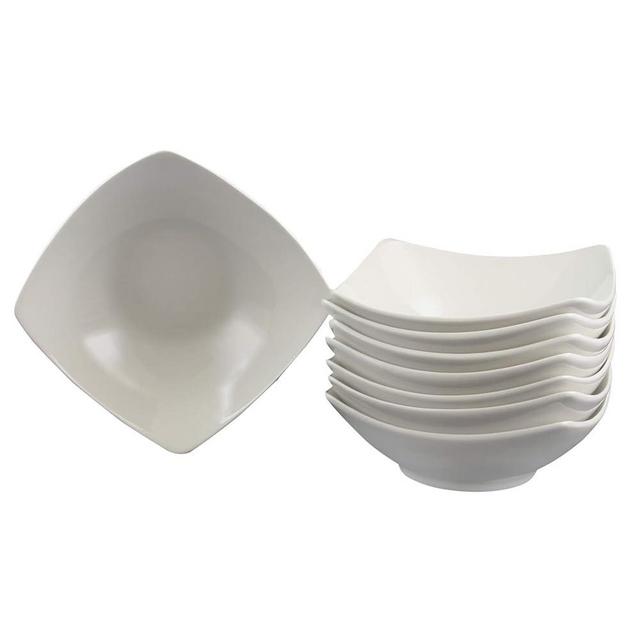 Gibson Zen Buffetware Ceramic 8 Piece Bowl Set
