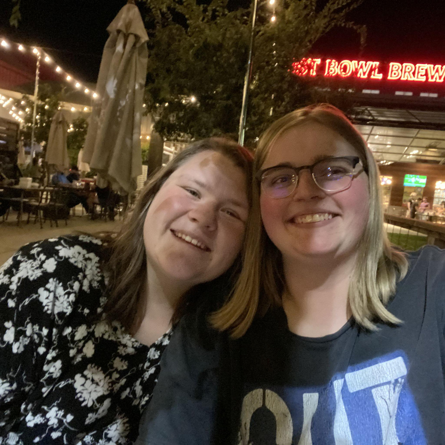 One of the pair’s earlier dates at the Dust Bowl Brewing Co. in Noelle’s home town, Turlock, CA.