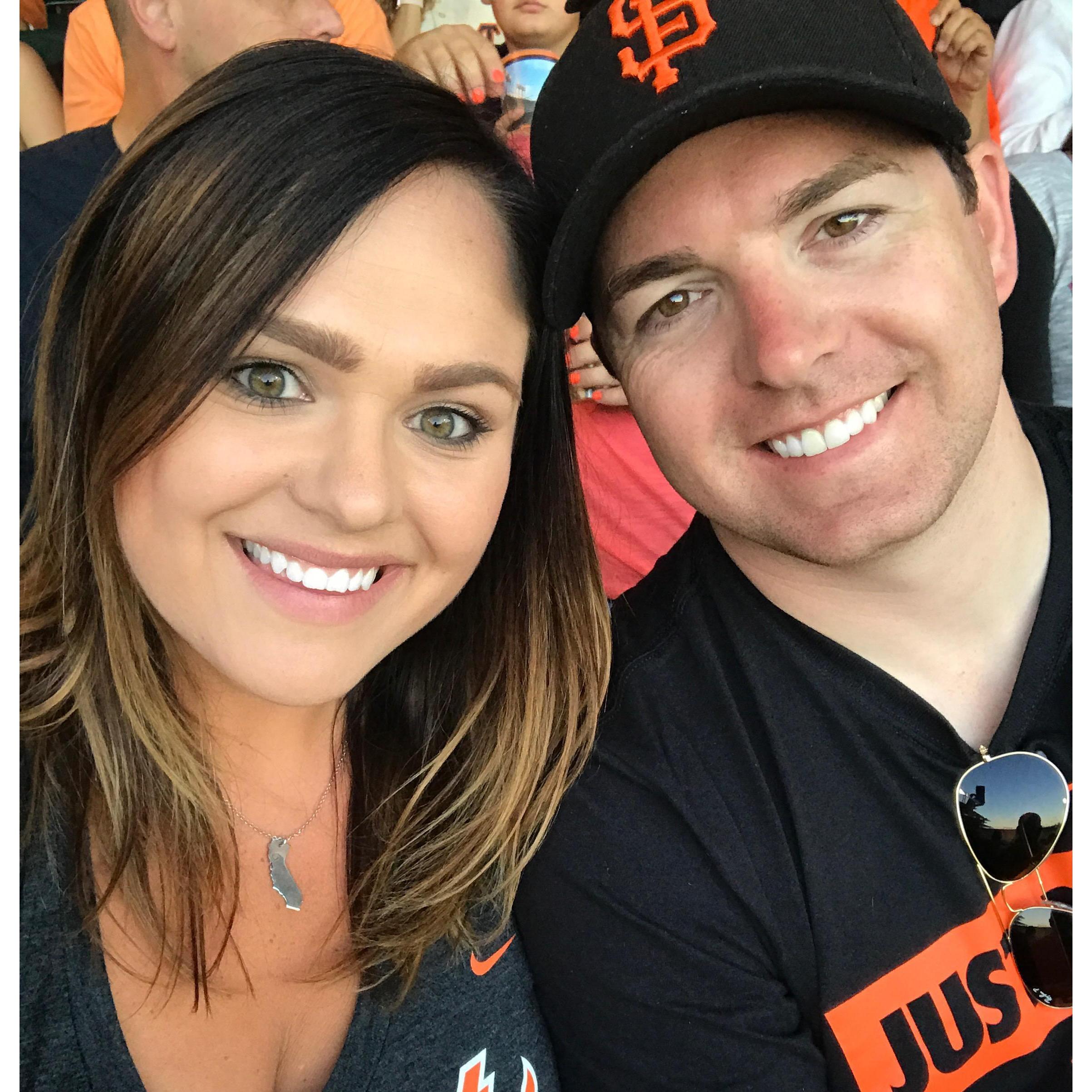 Trip home to SF 
Giants Game 
2017