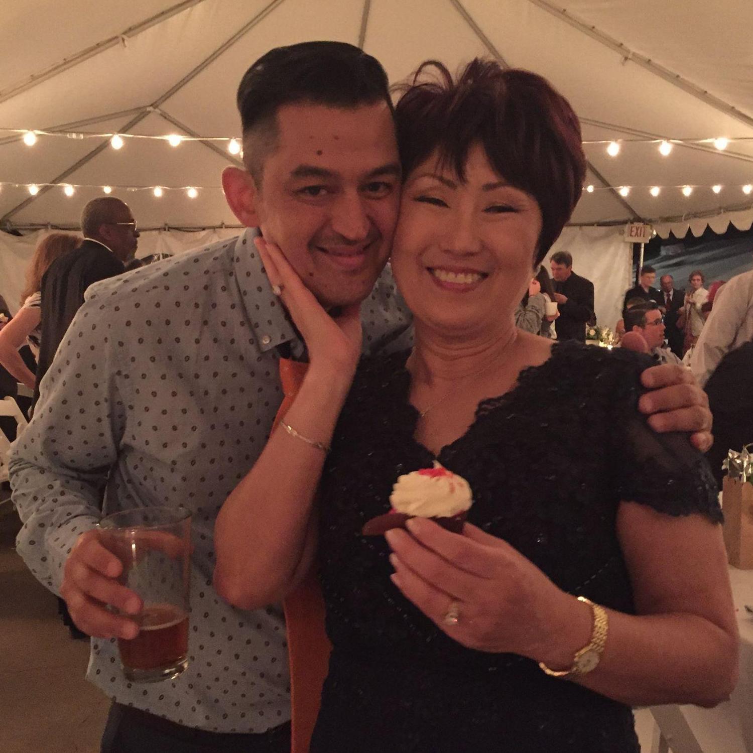Steve and his mom, Chong.
