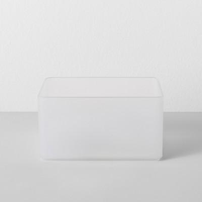 Medium Plastic Bathroom Tray 6"W X 4.5"D X 3.25"H Clear - Made By Design&#8482;